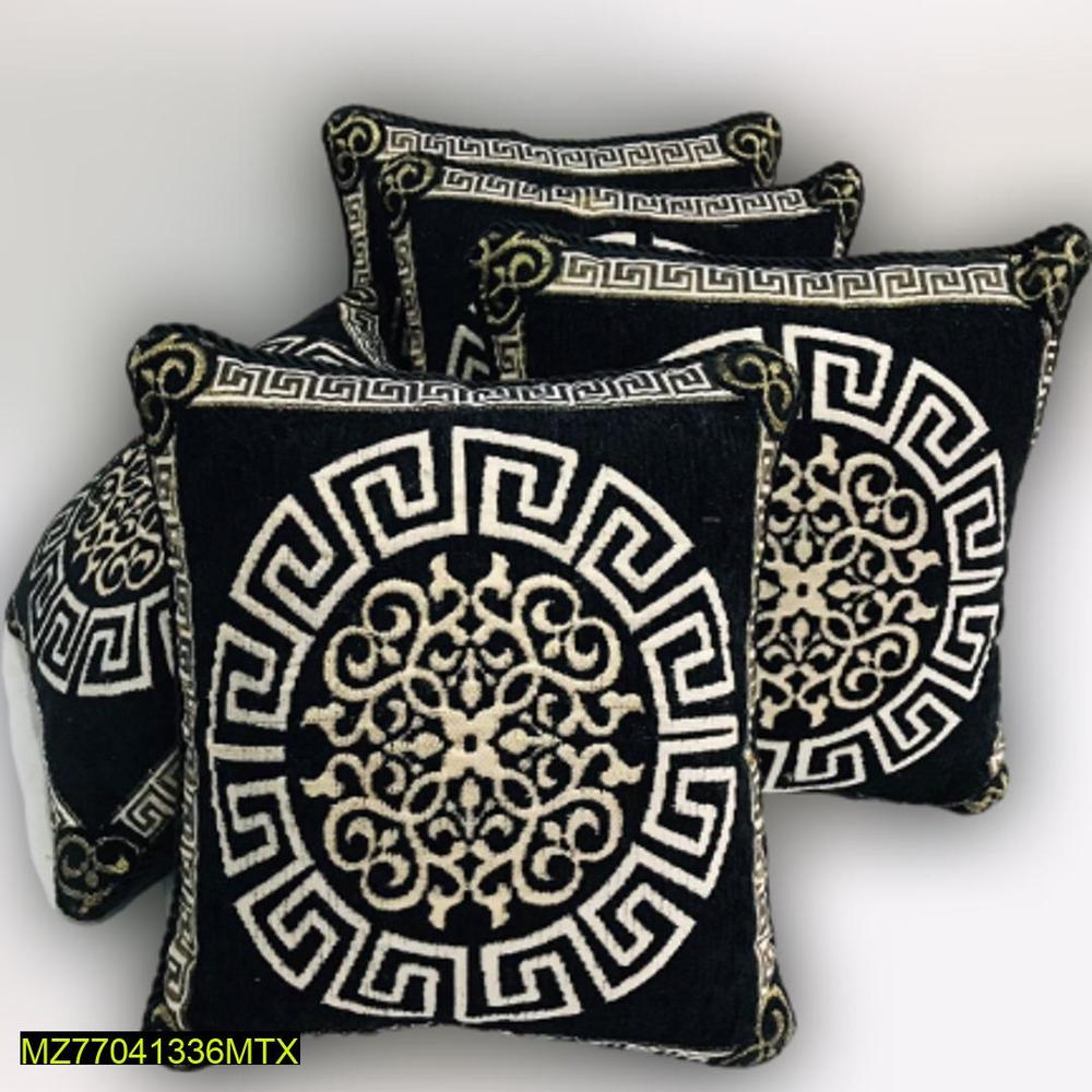 5 Pcs Velvet Jacquard Cushion Covers