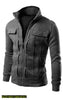 Mexican style Jacket For Men Charcoal