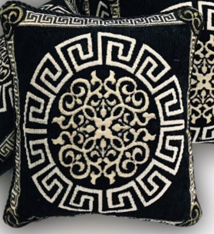 5 Pcs Velvet Jacquard Cushion Covers