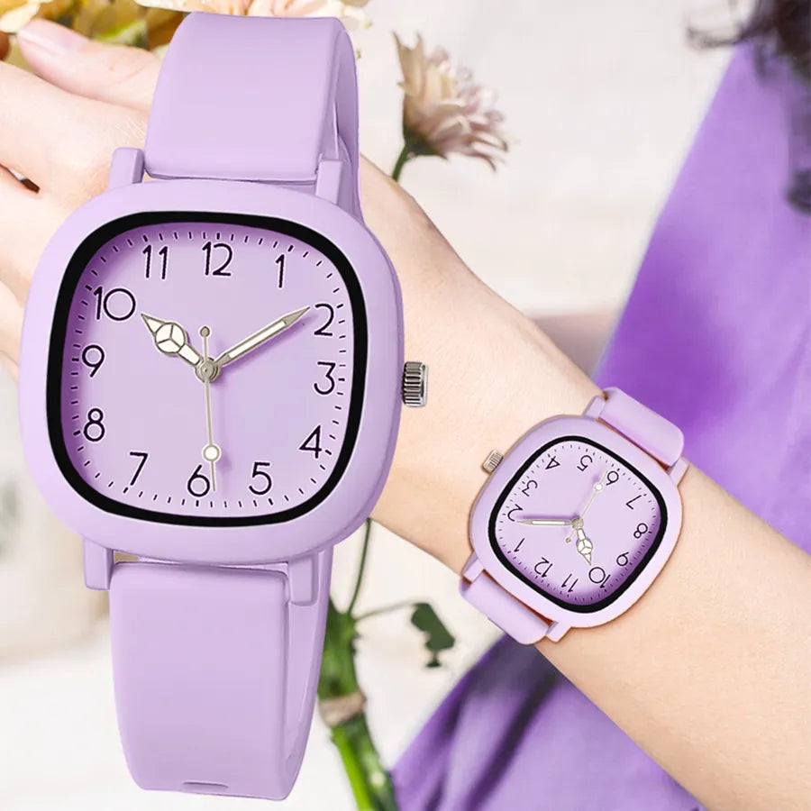 Fashion Women Watch Silicone Quartz Wristwatches For Women Clock Christmas Gift Valentine's Day Ladies Watches Reloj Mujer